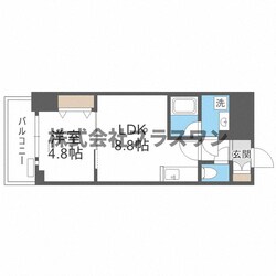 RISING Maison 本町橋の物件間取画像